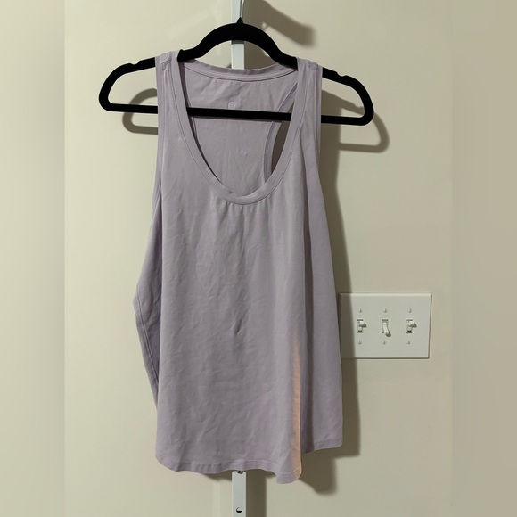 Lululemon Love Tank Top in Faint Lavender Pima Sz 12 - Picture 4 of 4